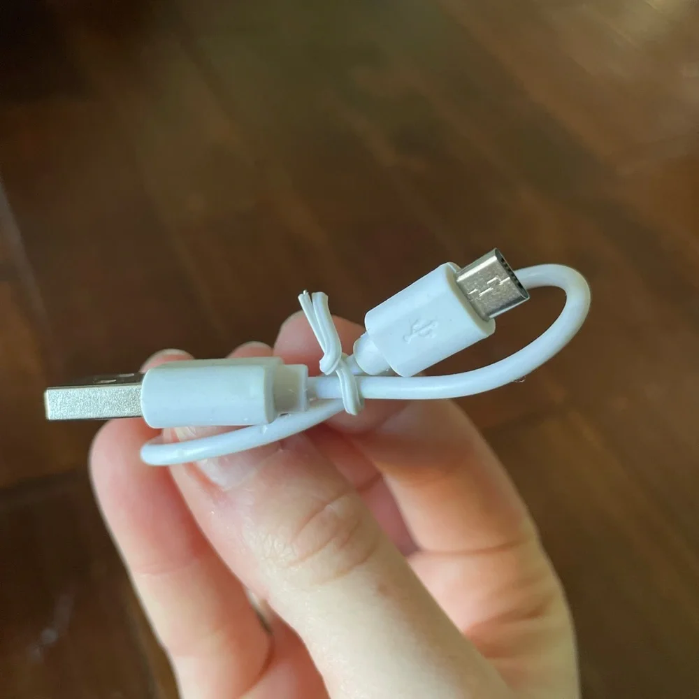 White USB Charging Cable